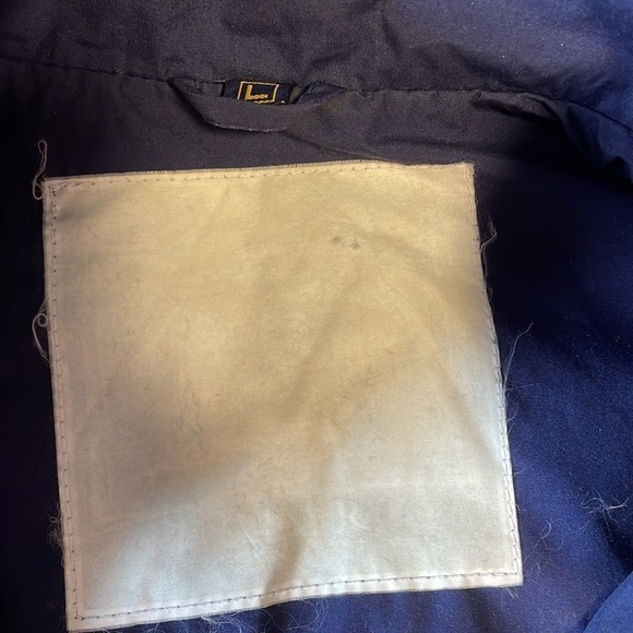 VTG 90s Jacket Gear Sports Boating Large Red Navy Blue Long Sleeve Windbreaker - Picture 13 of 14